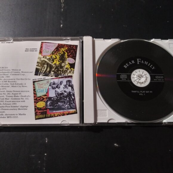 That'll Flat. . Git It! Vol. 1 Rockabilly From The Vaults Of RCA Records CD 1993 - Picture 3 of 3